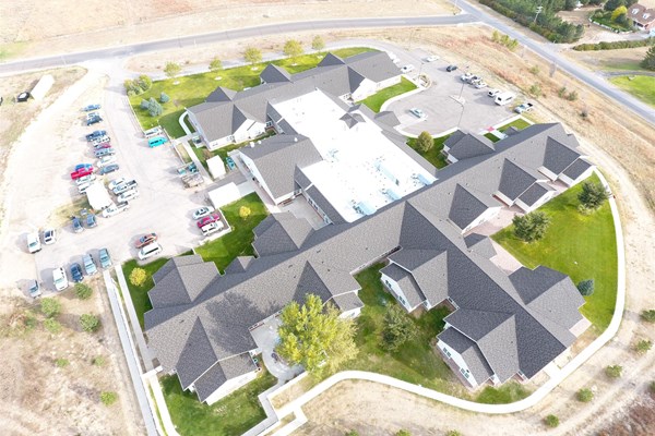 large building complex with a roof from our roofers in colorado