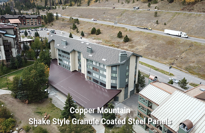 Residential roof project - Copper Mountain Multifamily