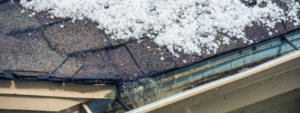 hail on roof