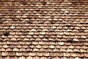 wooden roofing shingles