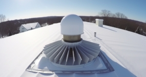 Should I Cover My Roof Turbines in the Winter? | B&M Roofing